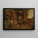 De Smidse van Vulcanus - Jan Brueghel de Jonge School — ingelijst kunstwerk aan de muur
