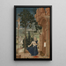 Saint Jerome in the Desert - School of Andrea Mantegna — framed artwork on a wall