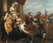 Achille onder de meisjes van Lycomède - School van Antoine van Dyck — weergave van het kunstwerk