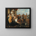 Achille onder de meisjes van Lycomède - School van Antoine van Dyck — ingelijst kunstwerk aan de muur