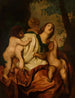 van de Allegorie van de Caritas - School van Antoine van Dyck — weergave van het kunstwerk