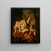 van de Allegorie van de Caritas - School van Antoine van Dyck — ingelijst kunstwerk aan de muur