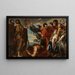 Moses and the Brazen Serpent - School of Antoine van Dyck — framed artwork on a wall