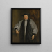 portret van aartsbisschop William Laud - School van Antoine van Dyck — ingelijst kunstwerk aan de muur