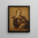 portret van Jan Gaspar Gevaerts 1593-1666 - School van Antoine van Dyck — ingelijst kunstwerk aan de muur