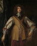Portret van Rupert 1619-1682 Prins en graaf van de Palts aan de Rijn en hertog van Cumberland in gevechtskleding - School van Antoine van Dyck — weergave van het kunstwerk