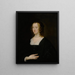 Portret van een elegante vrouw - School van Antoine van Dyck — ingelijst kunstwerk aan de muur