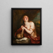 La Madeleine penitent - School van Antoine van Dyck — ingelijst kunstwerk aan de muur