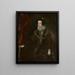 Isabelle de Bourbon, echtgenote van Filips IV van Spanje - School van Diego Velázquez — ingelijst kunstwerk aan de muur