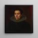 Portret van een vrouw - Volgeling van Diego Velázquez — ingelijst kunstwerk aan de muur