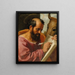 van Sint Lucas de Evangelist - School van Jacob Jordaens — ingelijst kunstwerk aan de muur