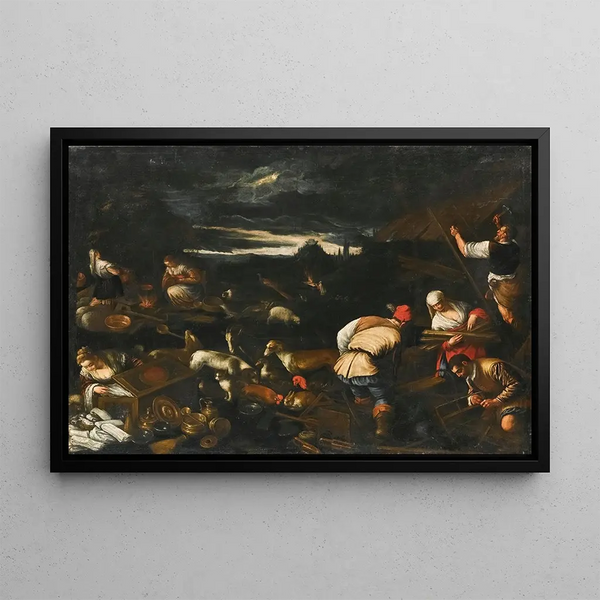 Follower of Jacopo da Ponte - Noahs Sacrifice After The Flood.webp