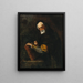 A Philosopher - School of Jusepe de Ribera — framed artwork on a wall