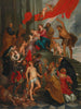 van het Madonna met Kind met heiligen - School van Peter Paul Rubens — weergave van het kunstwerk