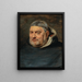 Portret van een dominicaanse broer - School van Peter Paul Rubens — ingelijst kunstwerk aan de muur