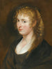 Portret van een jonge vrouw met gevlochten haar, bekend als Hélène Fourment - School van Peter Paul Rubens — weergave van het kunstwerk