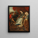 De koningin Tomyris met het hoofd van Cyrus - School van Peter Paul Rubens — ingelijst kunstwerk aan de muur
