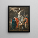 De Kruisiging - School van Peter Paul Rubens — ingelijst kunstwerk aan de muur