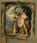 De profeet Elias gevoed door de engel - School van Peter Paul Rubens — weergave van het kunstwerk