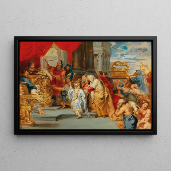 Follower of Peter Paul Rubens - The Sacrifice Of The Old Covenant.webp