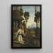 Saint Jerome in the Desert - School of Pietro Perugino — framed artwork on a wall