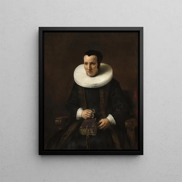 Follower of Rembrandt van Rijn - An Old Lady with a Book.webp