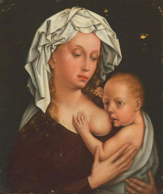 Follower of Robert Campin - The Virgin and Child.webp