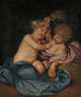 Twee zuigelingen personificaties van de lente en de herfst - School van Thomas Willeboirts Bosschaert — weergave van het kunstwerk