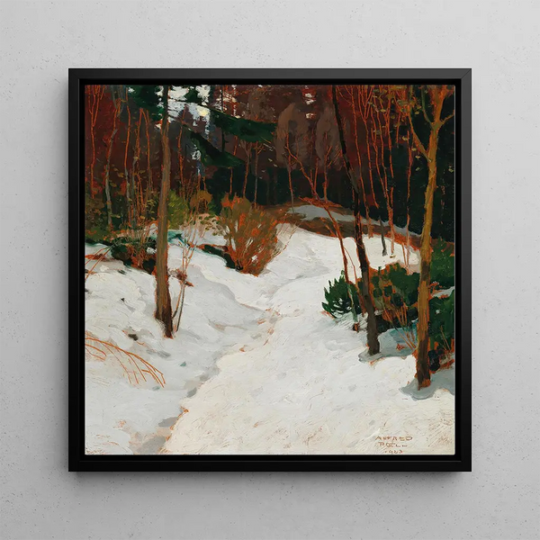 Forêt d'hiver - Alfred Poell