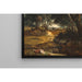 Reproductie van het schilderij van Fontainebleau Bos van Jean-Baptiste-Camille Corot