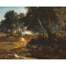 Reproductie van het schilderij van Fontainebleau Bos van Jean-Baptiste-Camille Corot