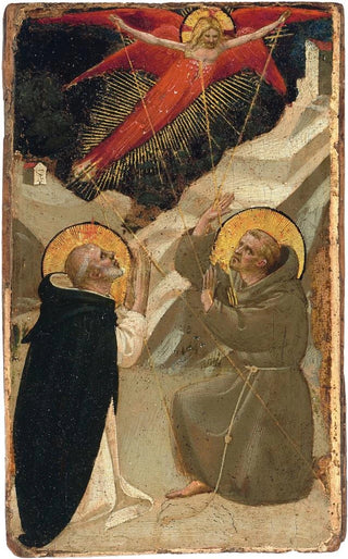 Fra Angelico - Saint Dominic and the Stigmatization of Saint Francis.webp