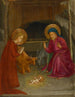 De Geboorte - Fra Angelico — weergave van het kunstwerk