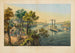 Laagwater in de Mississippi - Frances Flora Bond Palmer — weergave van het kunstwerk