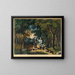Ochtend in het bos - Frances Flora Bond Palmer — ingelijst kunstwerk aan de muur