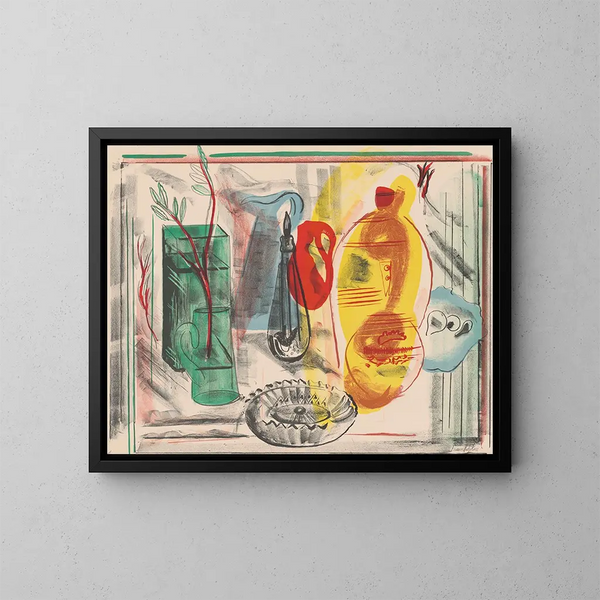Arrangement de cruches - Frances Hodgkins — ingelijst kunstwerk aan de muur