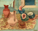 Gesneden meloenen - Frances Hodgkins — weergave van het kunstwerk