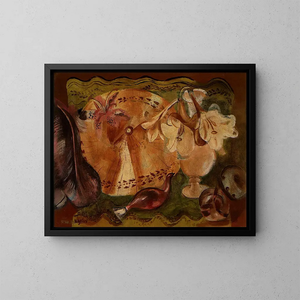 Motief decoratief - Frances Hodgkins — ingelijst kunstwerk aan de muur