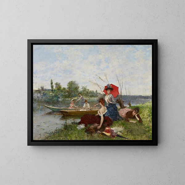 Navigatie - Francesc Miralles i Galaup — ingelijst kunstwerk aan de muur