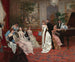 Elegante feest - Francesc Miralles i Galaup — weergave van het kunstwerk