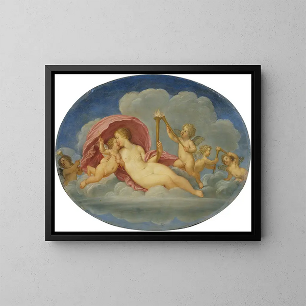 Venus en Cupido - Francesco Albani — ingelijst kunstwerk aan de muur