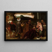 Drie Koningen aanbidding - Francesco Bassano de Jonge — ingelijst kunstwerk aan de muur