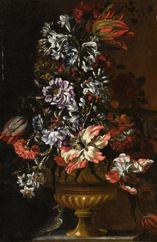 Francesco Caldei - Still Life With Vase Of Flowers.webp