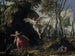 Hagar en Ismaël in de woestijn - Francesco Cozza — weergave van het kunstwerk