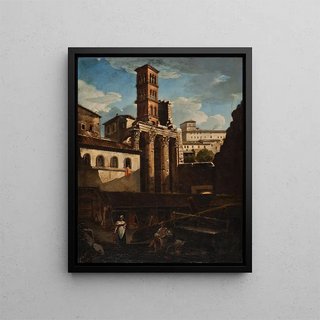 Francesco Diofebi - The Ruined Temple Of Mars Ultor Rome.webp