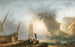 Vue méditerranéenne à l'aube - Francesco Fidanza — weergave van het kunstwerk