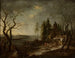 Winterlandschap - Francesco Foschi — weergave van het kunstwerk