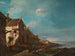 Een architectonisch kustfantasie - Francesco Guardi — weergave van het kunstwerk
