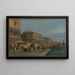 Vue du Molo et de la Riva degli Schiavoni à Venise - Francesco Guardi — ingelijst kunstwerk aan de muur