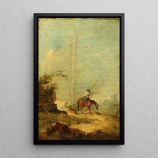 Francesco Guardi - A rider in a landscape.webp